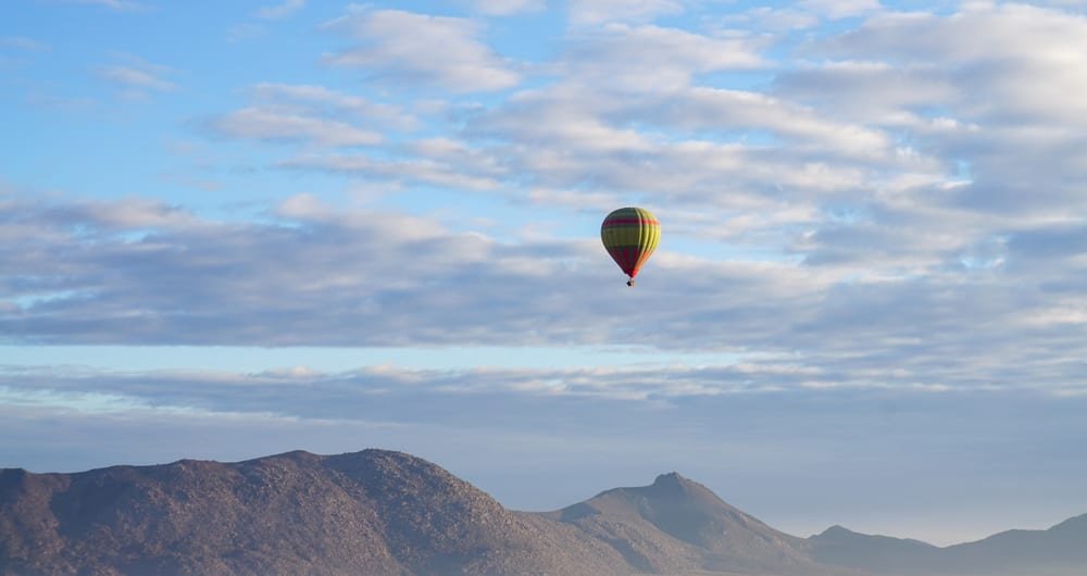 Hot air balloon Morocco