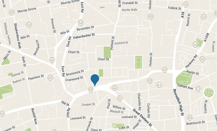 London Black Tomato map