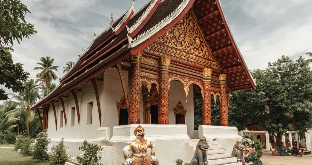 temples in luang prabang in laos