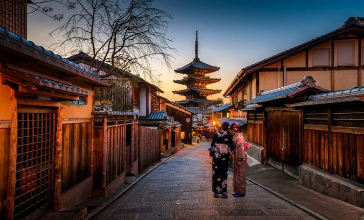 kyoto streets japan