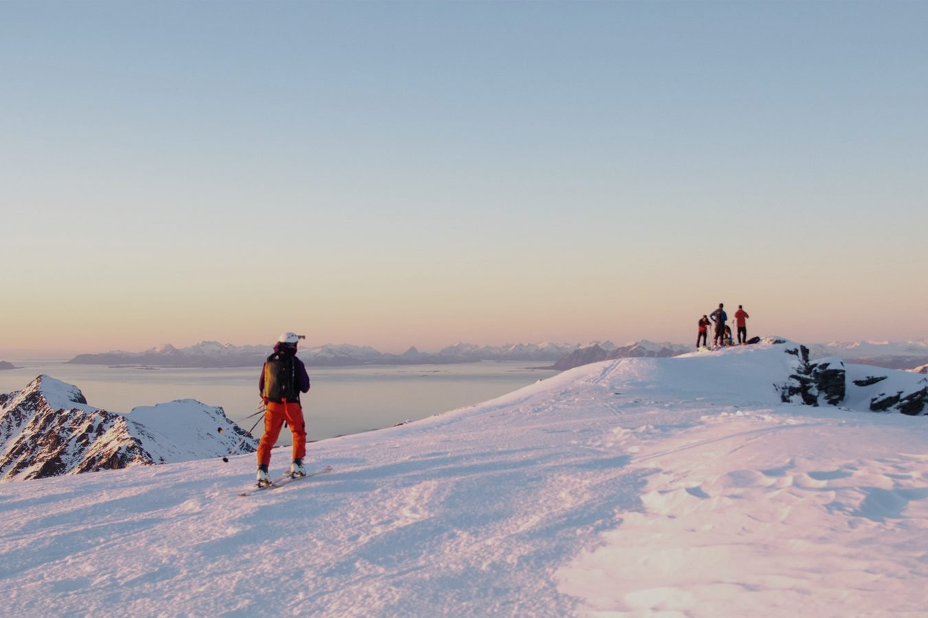 Skiing in Lofoten Islands