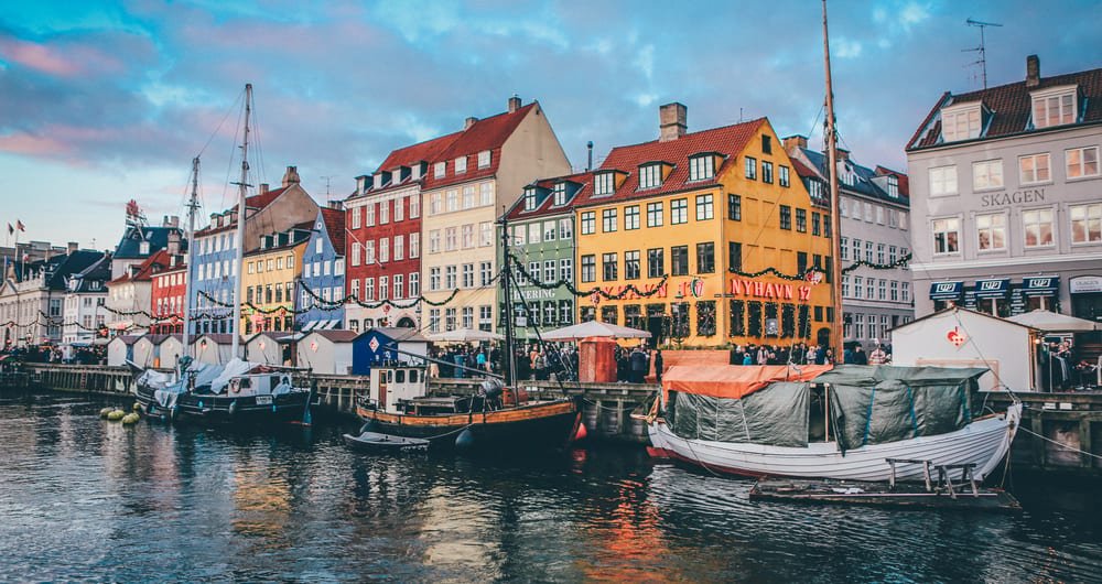 Nyhavn in Copenhagen, Denmark