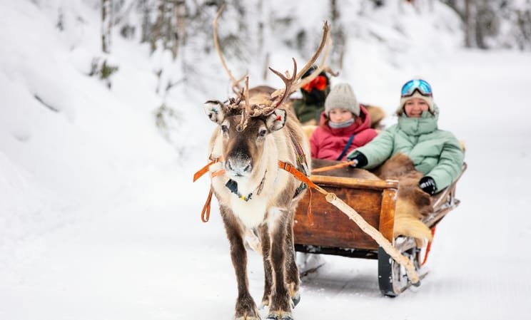Family travel in Swedish Lapland