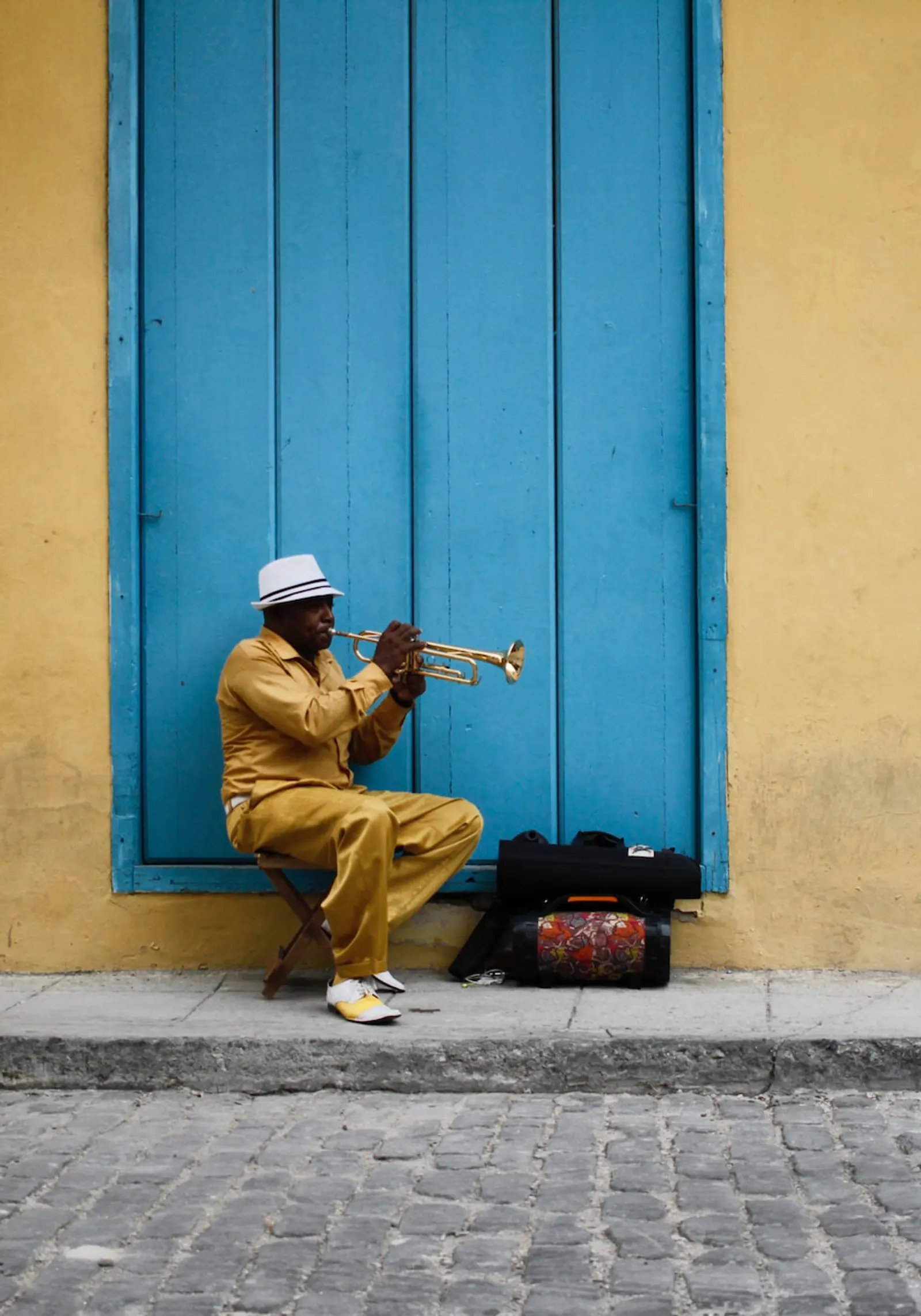 Street musician in Cuba