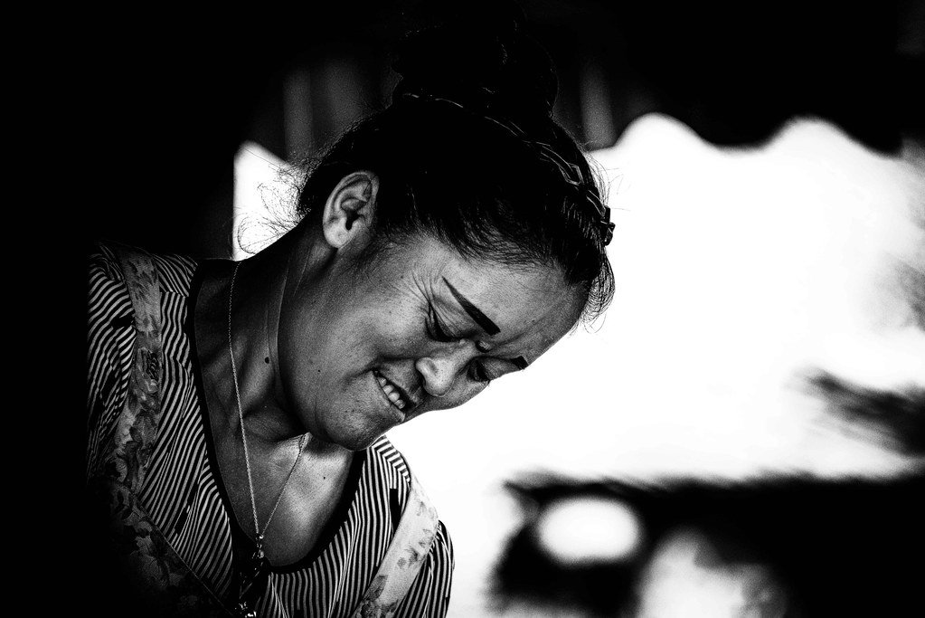 A portrait of a woman in Shaxi, Yunnan