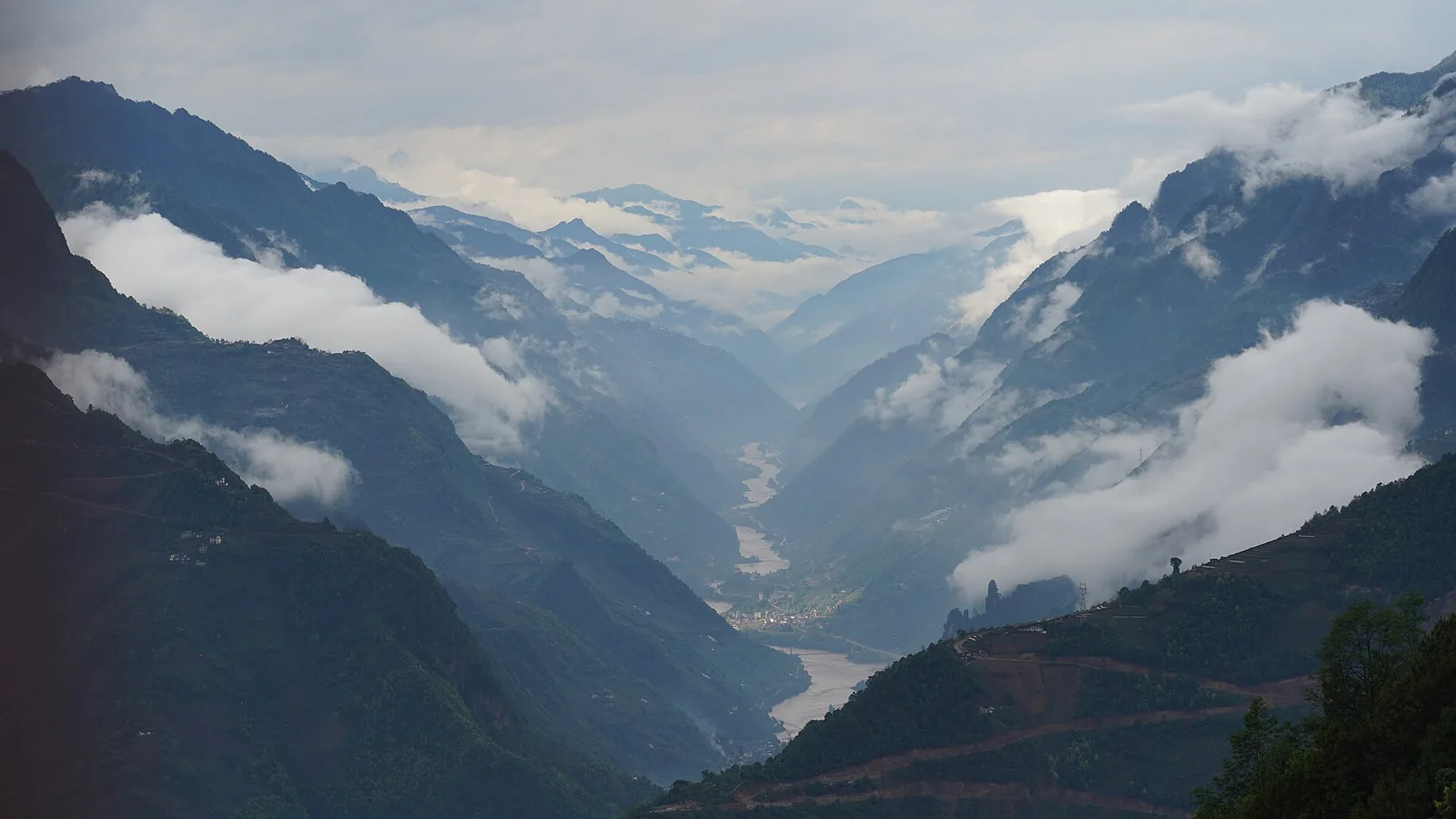 The Grand Canyon of the Nujiang River, Yunnan, China - 2019 May
