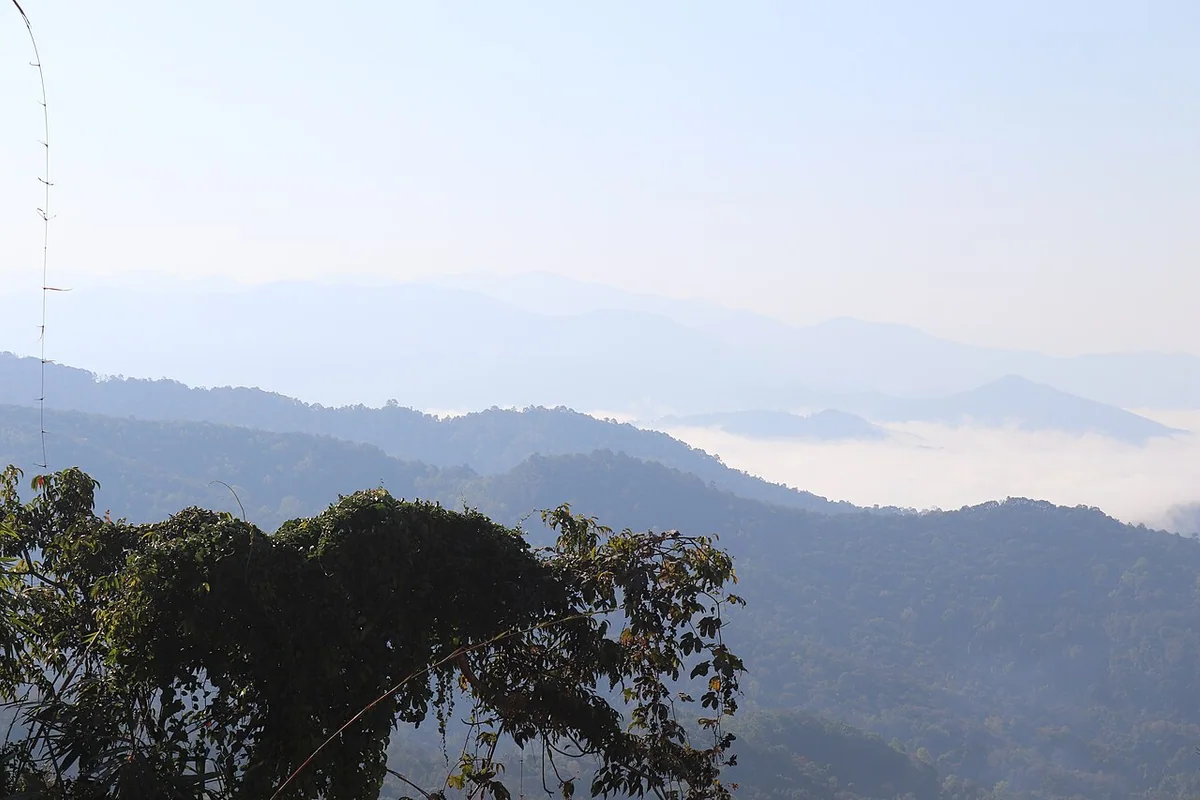 澜沧 景迈山之向翁基古寨之南的山脉望去 01.jpg