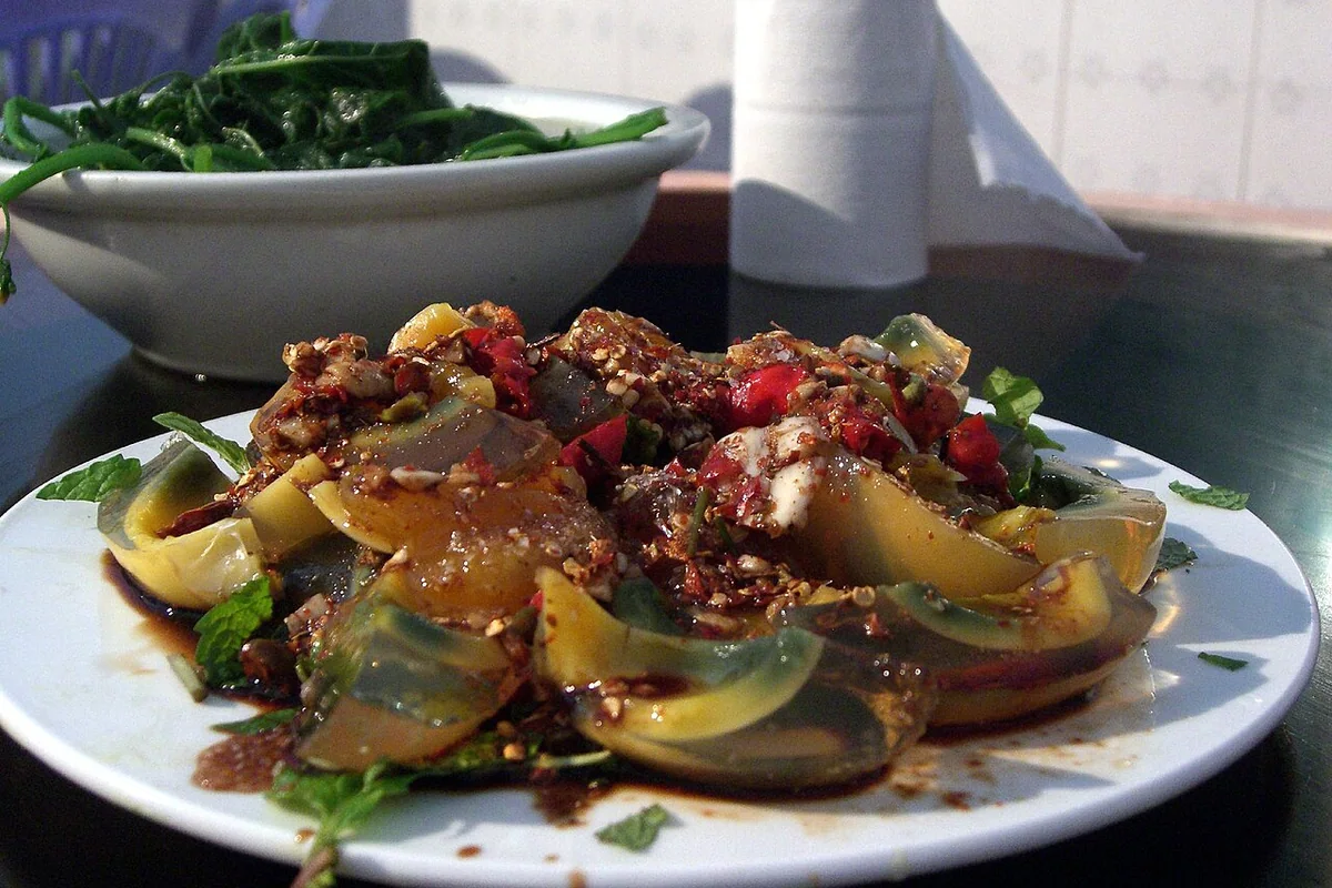 凉拌皮蛋 Century Egg Salad - Baolaoliu Restaurant.jpg