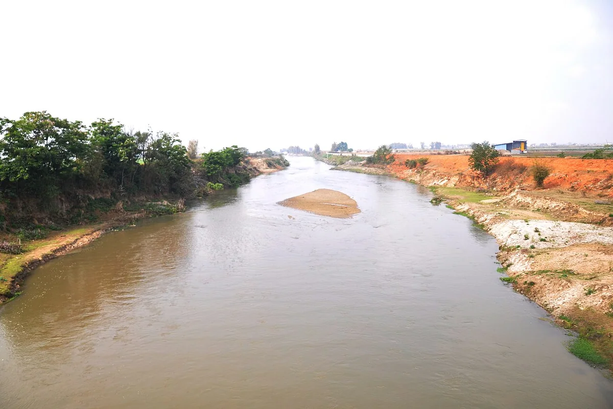 Nanwan river in Longchuan.jpg